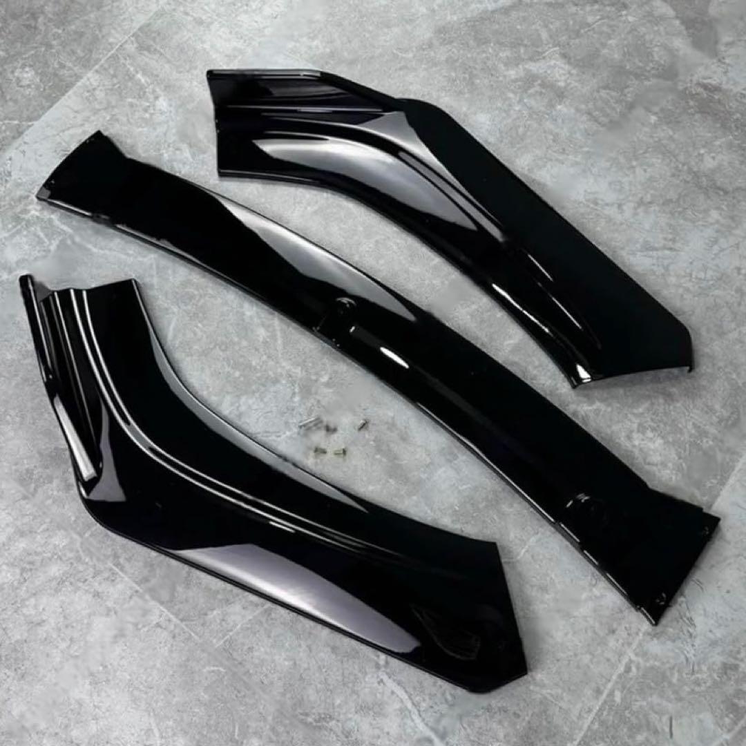 レクサス専用 フロントバンパー 3個リップスプリッター ディフューザー ボディ