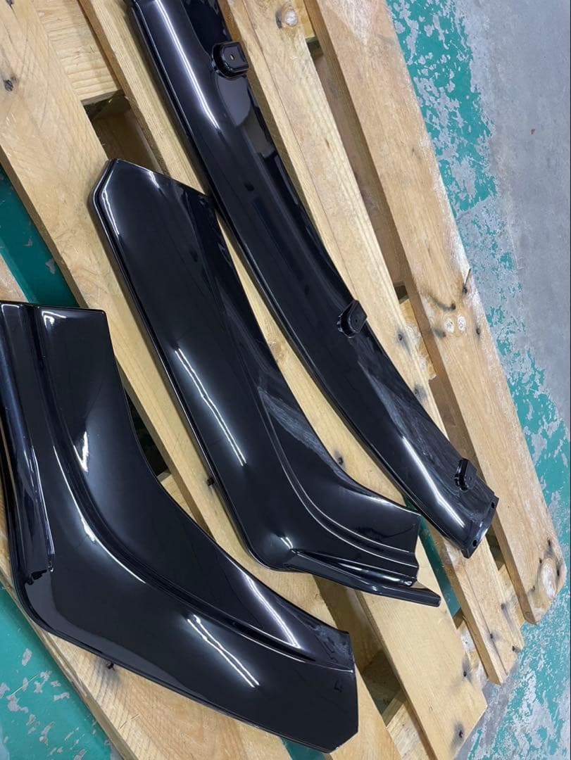 レクサス専用 フロントバンパー 3個リップスプリッター ディフューザー ボディ