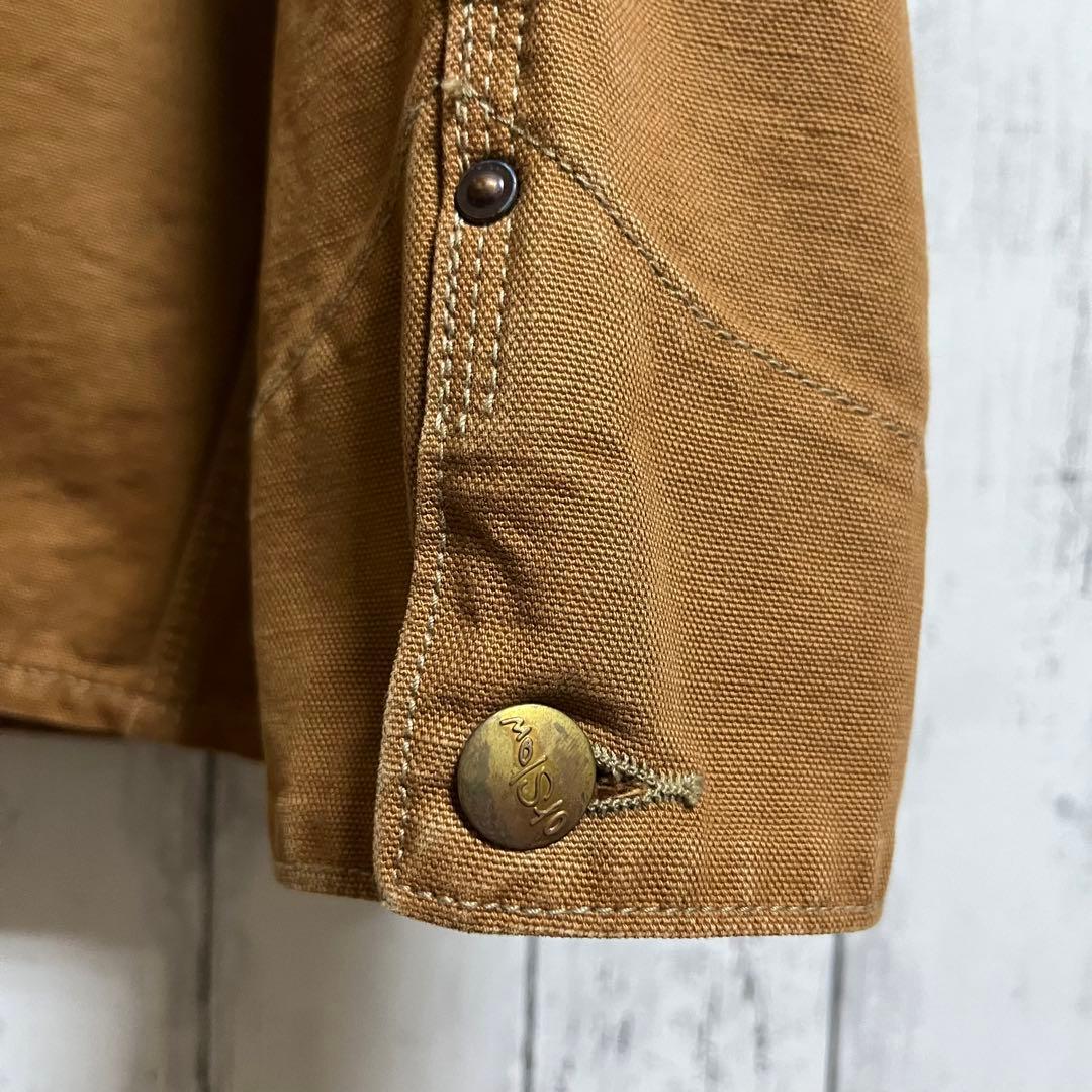 美品　オアスロウ　カバーオール　ダックジャケット　ブラウン　茶　M