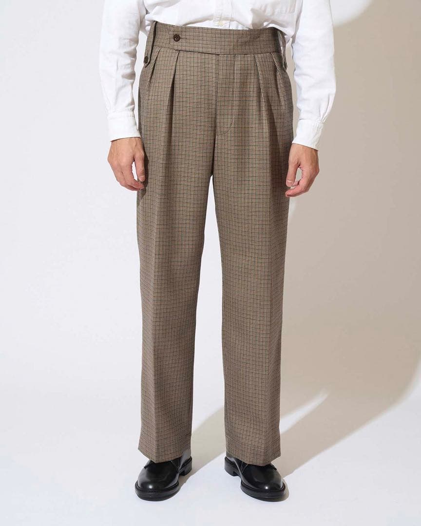 TANGENT HENRY ウォッシャブルウールトラウザース