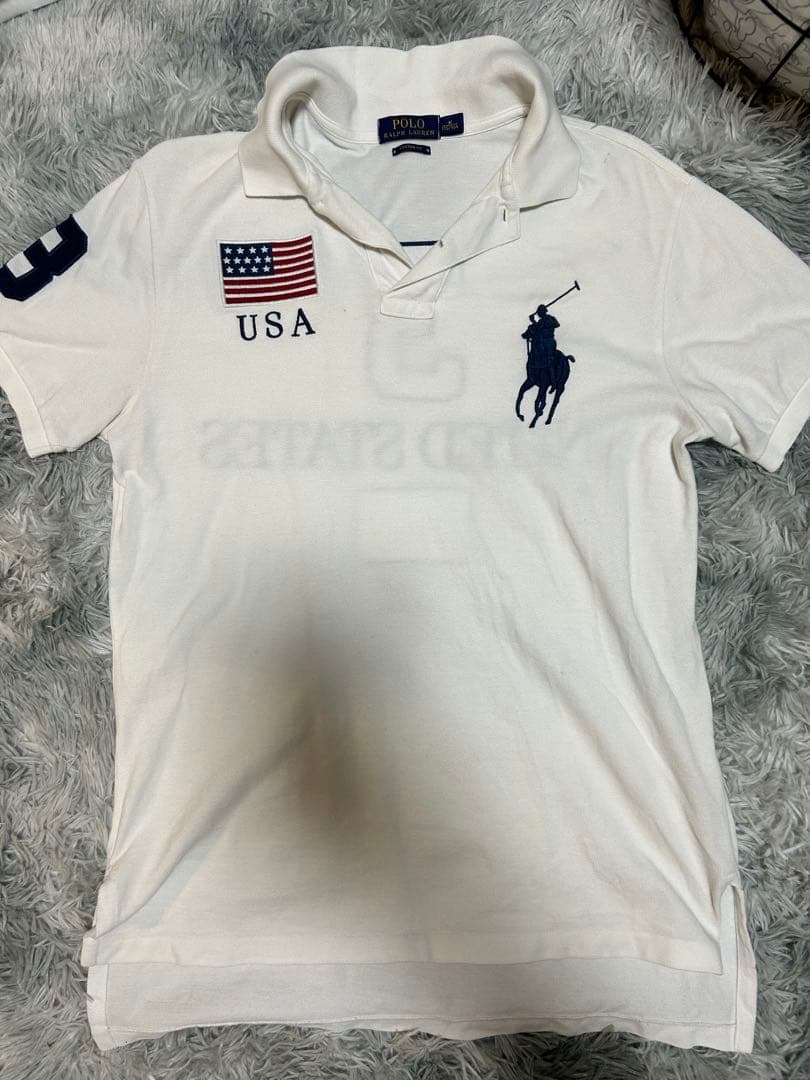 Polo Ralph Lauren ホワイト ポロシャツ M