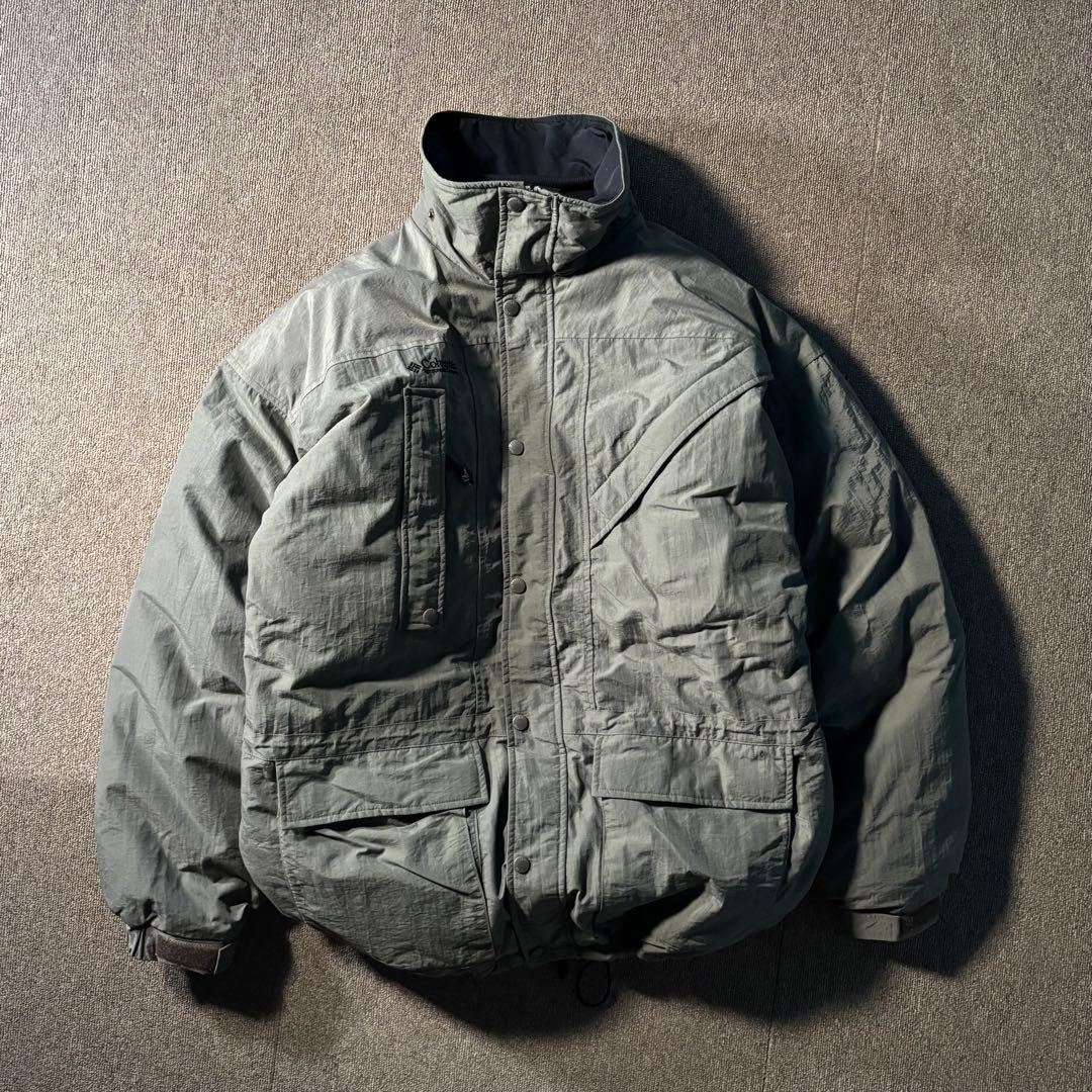 Columbia00s ダウンジャケット モンスター ダブルジップ ドローコード