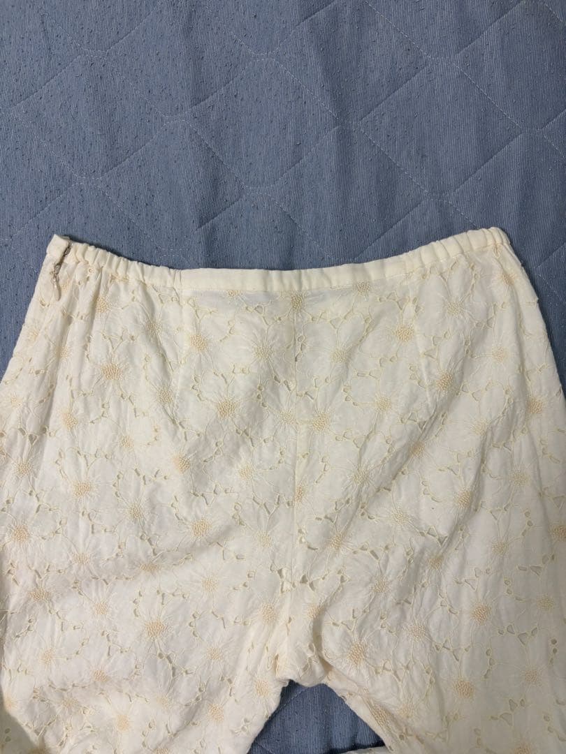 プリスティン　フラワーレース ガウチョパンツ