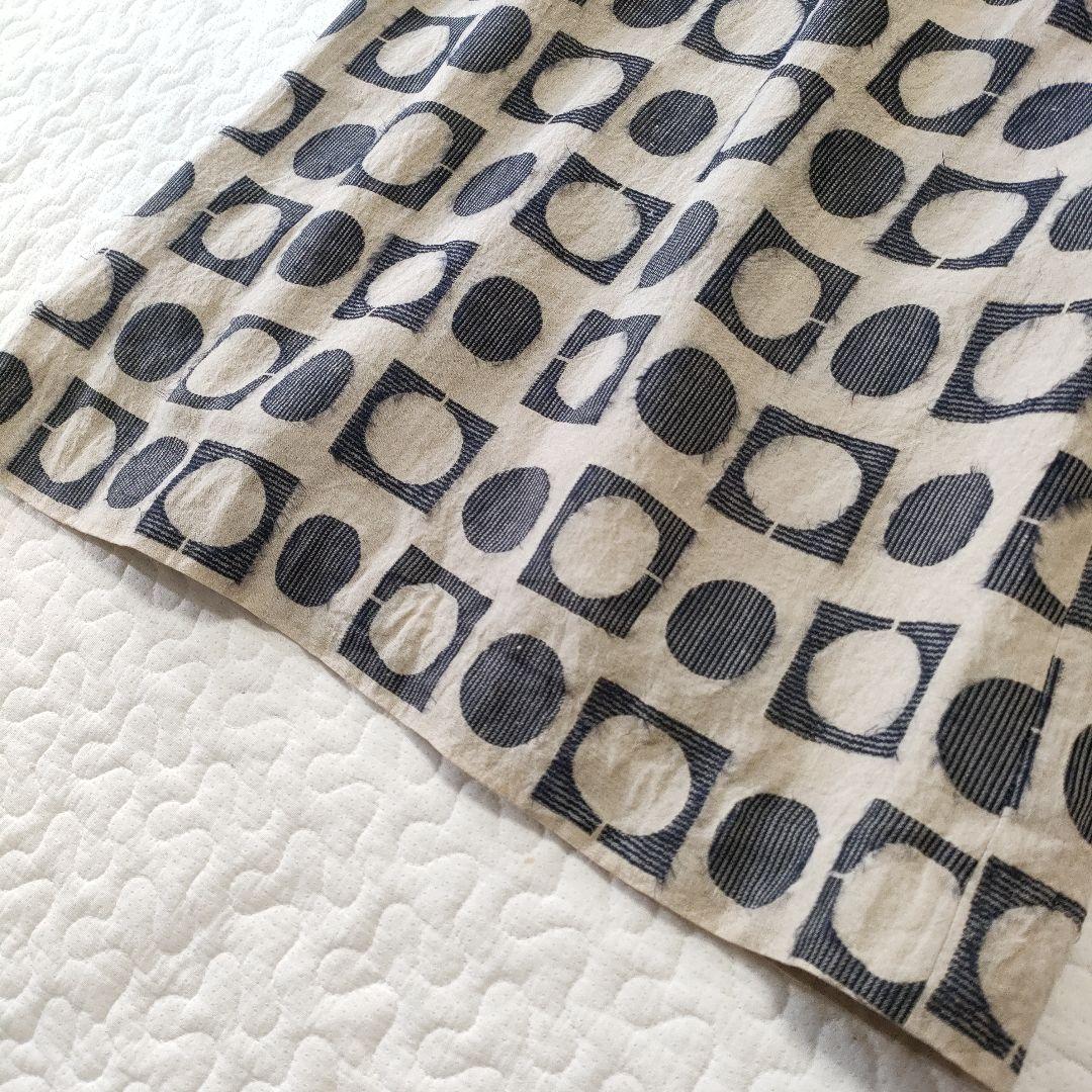 タグ付き✨ミナペルホネン　luna　リネン×シルク　アシンメトリーワンピース