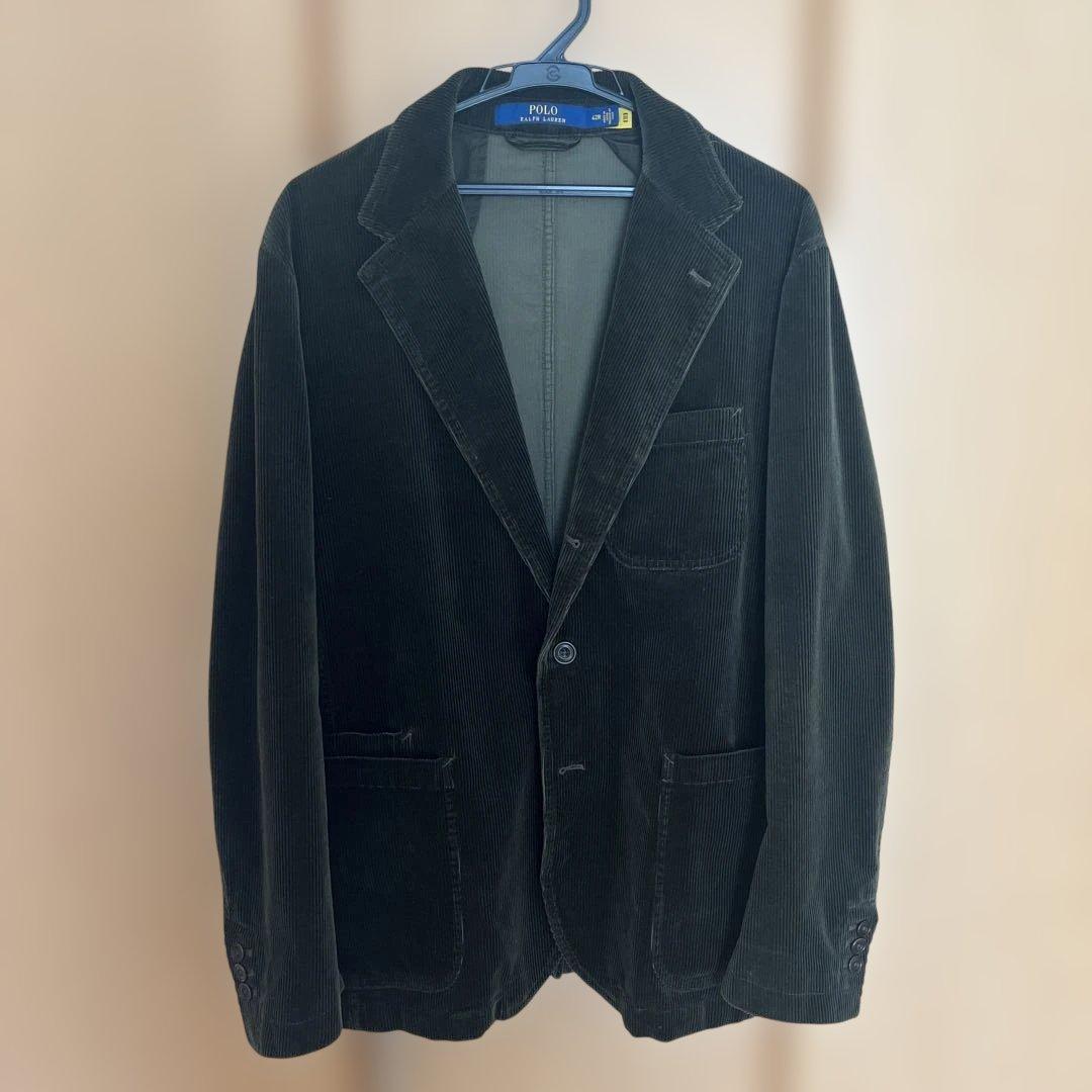 ポロラルフローレン　ダークグリーン コーデュロイ ジャケット