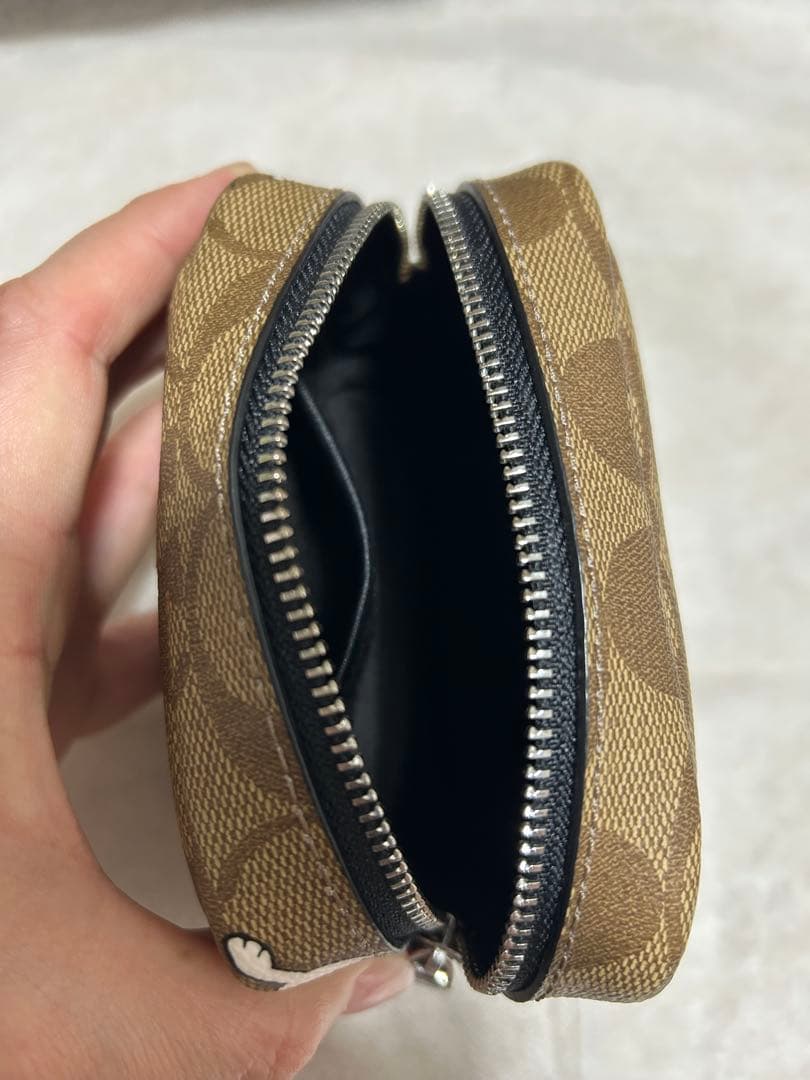 COACH スヌーピー柄 ミニポーチ　新品未使用