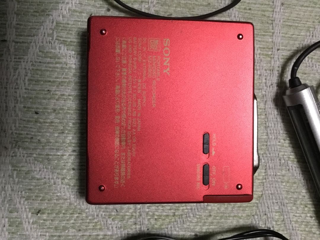 美品 SONY MZ-R900 WALKMAN ソニー MDウォークマン 赤