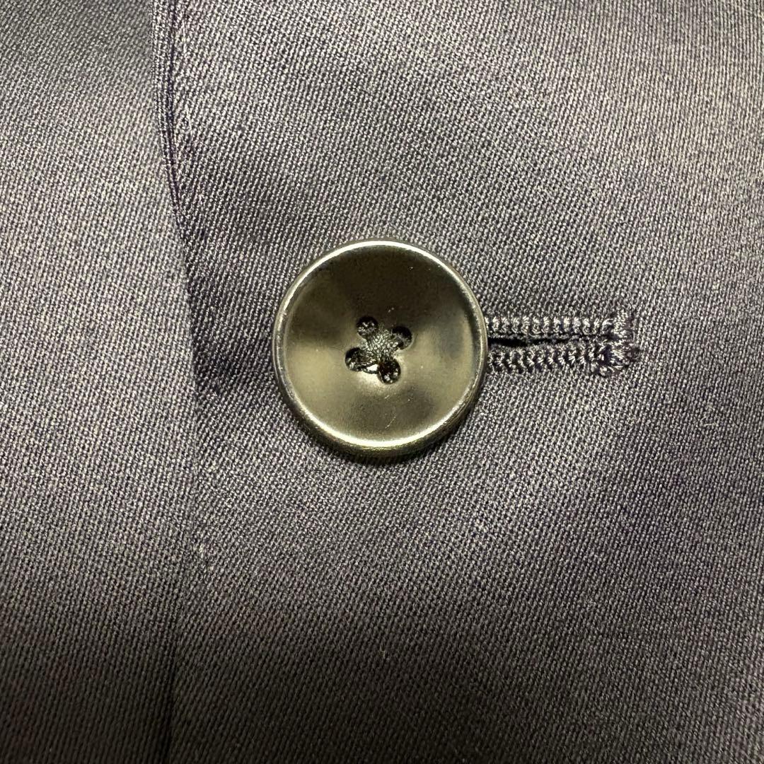 美品✨ スーツセレクト 3ピース スーツ シルク混 リバーシブル ネイビー A5