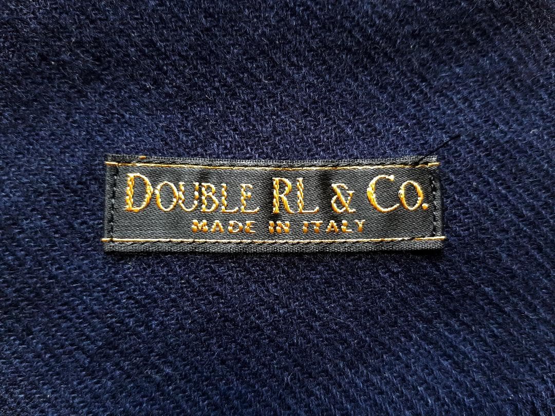 専用 新品 RRL ダブルアールエル インディゴ カシミア ストール