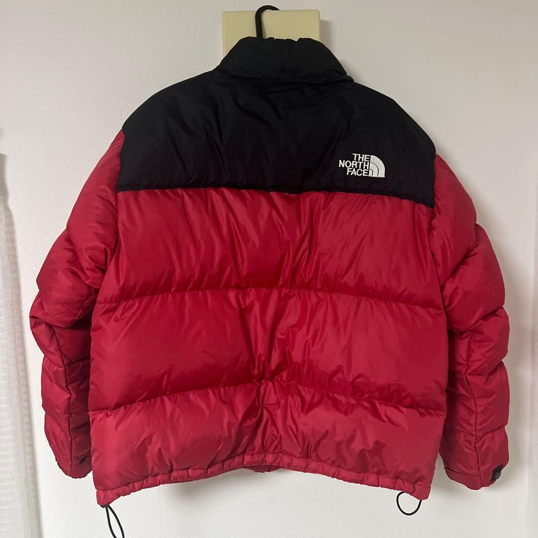 THE NORTH FACE ダウンジャケット 赤黒