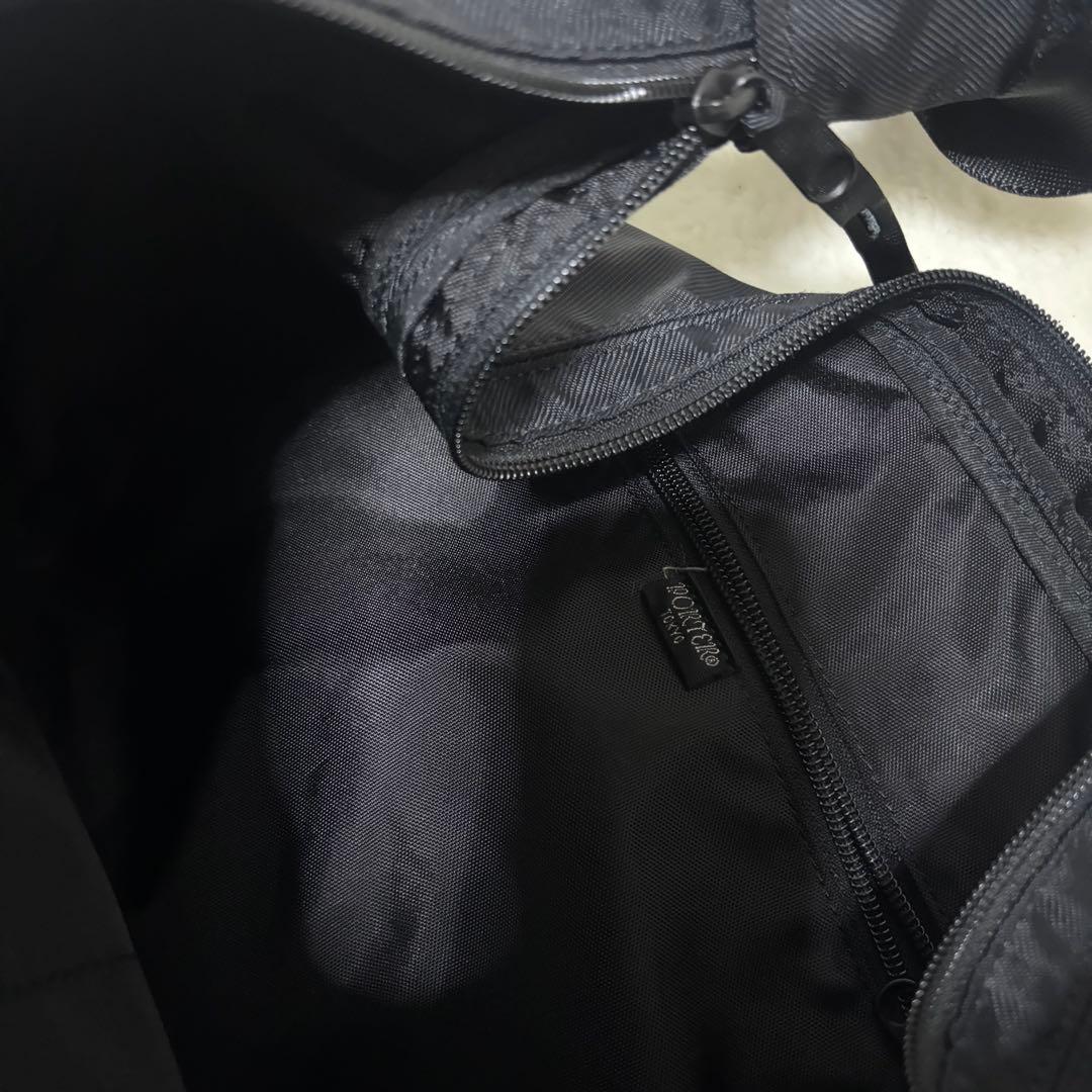 美品　ポーター　吉田カバン　ハーフムーン　三日月型　ショルダーバッグ　大容量