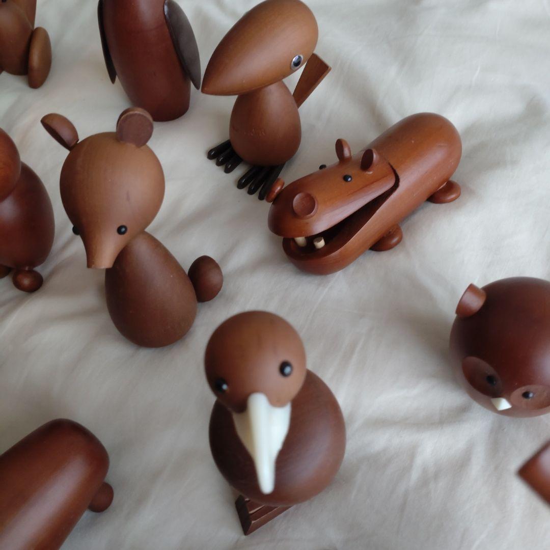 千趣会 ロイヤルペット PET ウッドアニマル 20体セット 木製動物