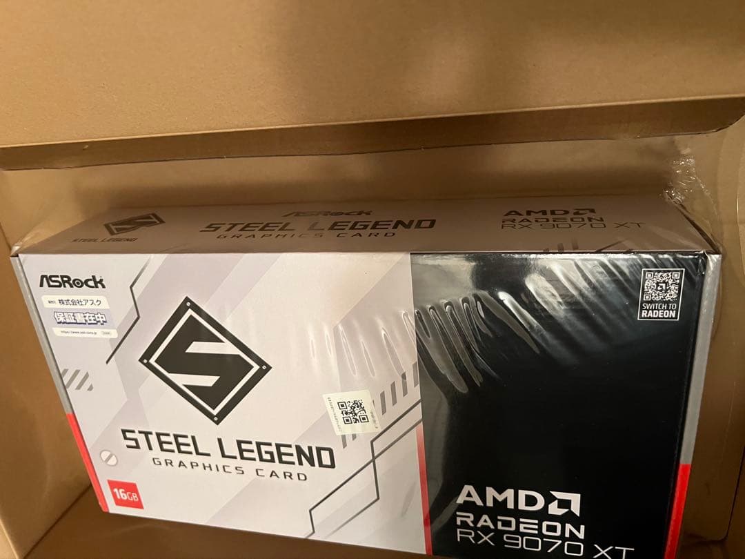 新品未開封 ASRock Steel legend RX 9070 XT