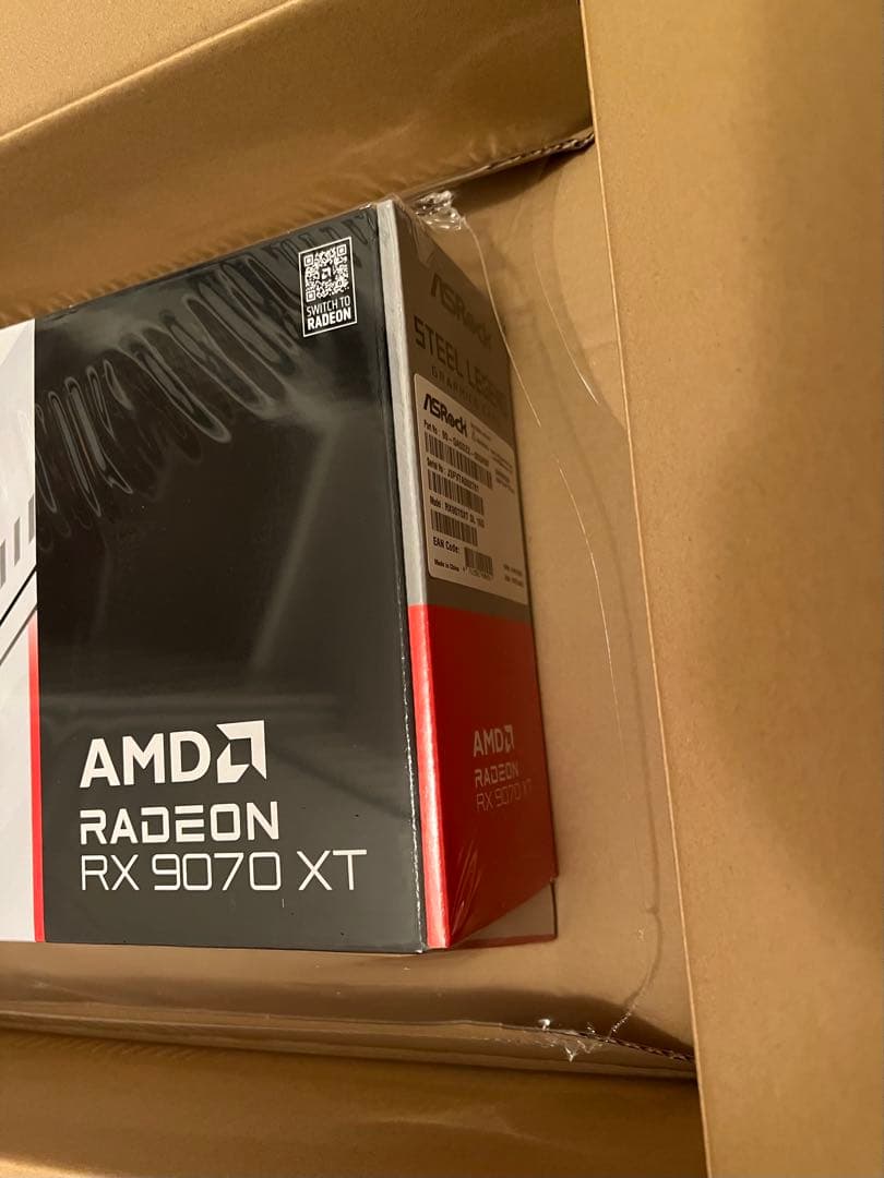 新品未開封 ASRock Steel legend RX 9070 XT