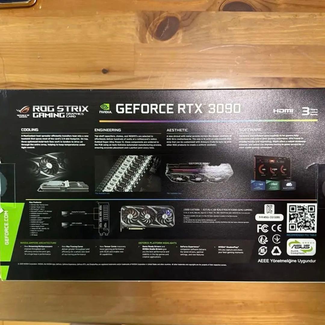 グラフィックボード・グラボ・ビデオカード ASUS ROG Strix GeForce RTX 3090 24gb