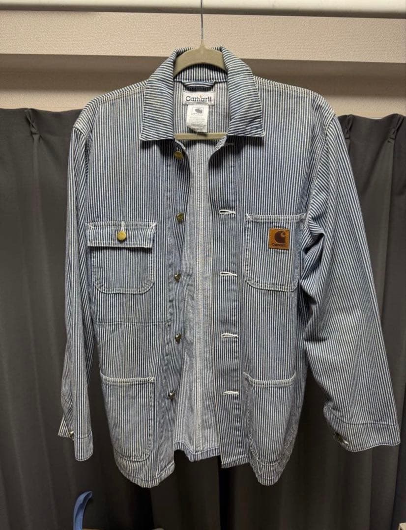 Carhartt ストライプ カバーオール セットアップ