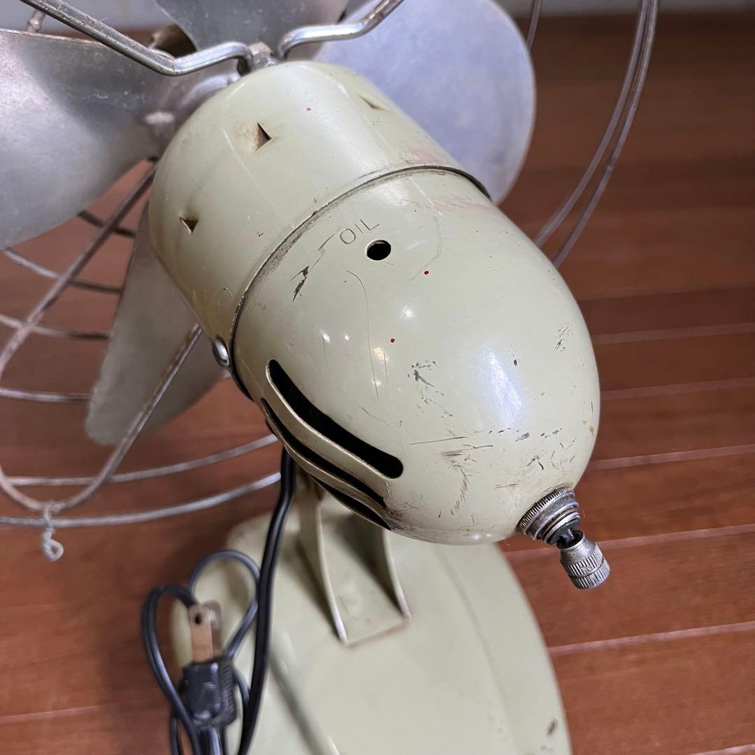 【アンティーク】昭和レトロ 扇風機 スチール ファン アイアン インダストリアル