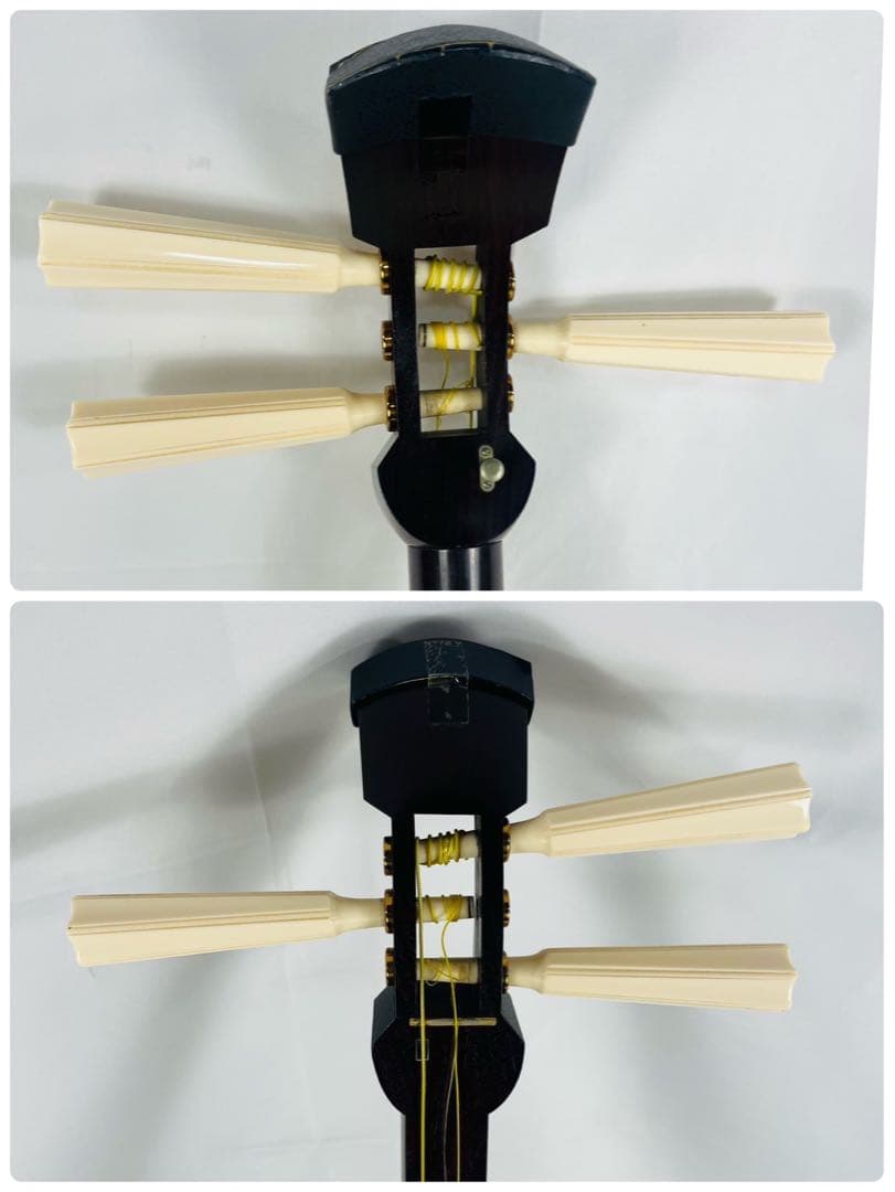 【現状品】 三味線 高級 太棹 和楽器 太さ3.2cm