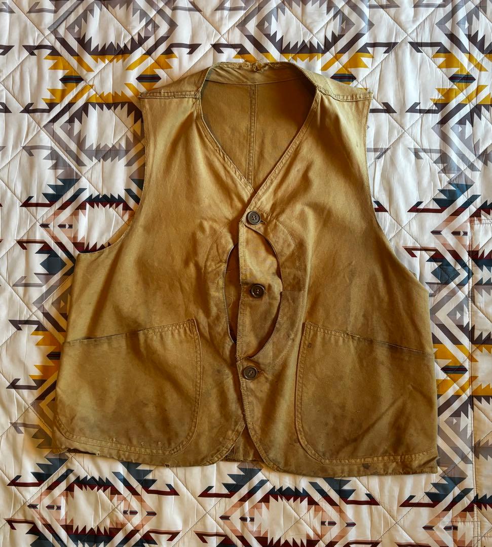 a*o様 50s ハーフムーン ハンティングベスト