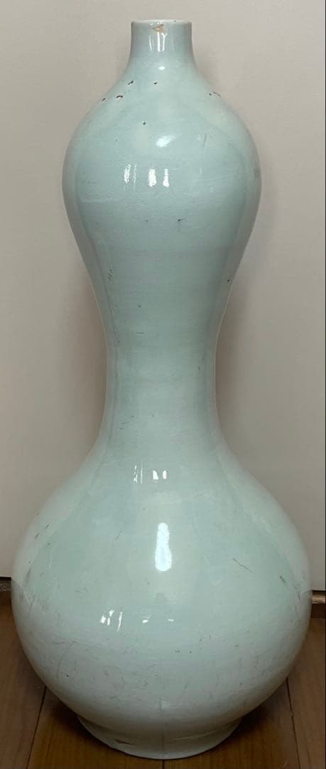 古伊万里　白磁　瓢箪　徳利　t.D831