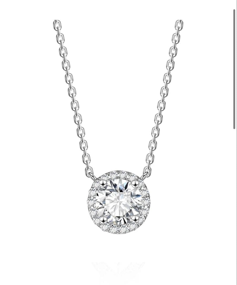 RAVICHARMEモアサナイトネックレス　1ct