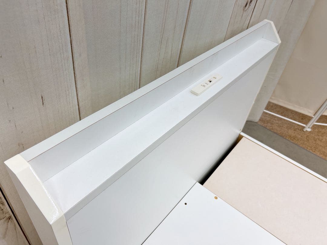 引き出し2杯付きシングルベッドフレーム