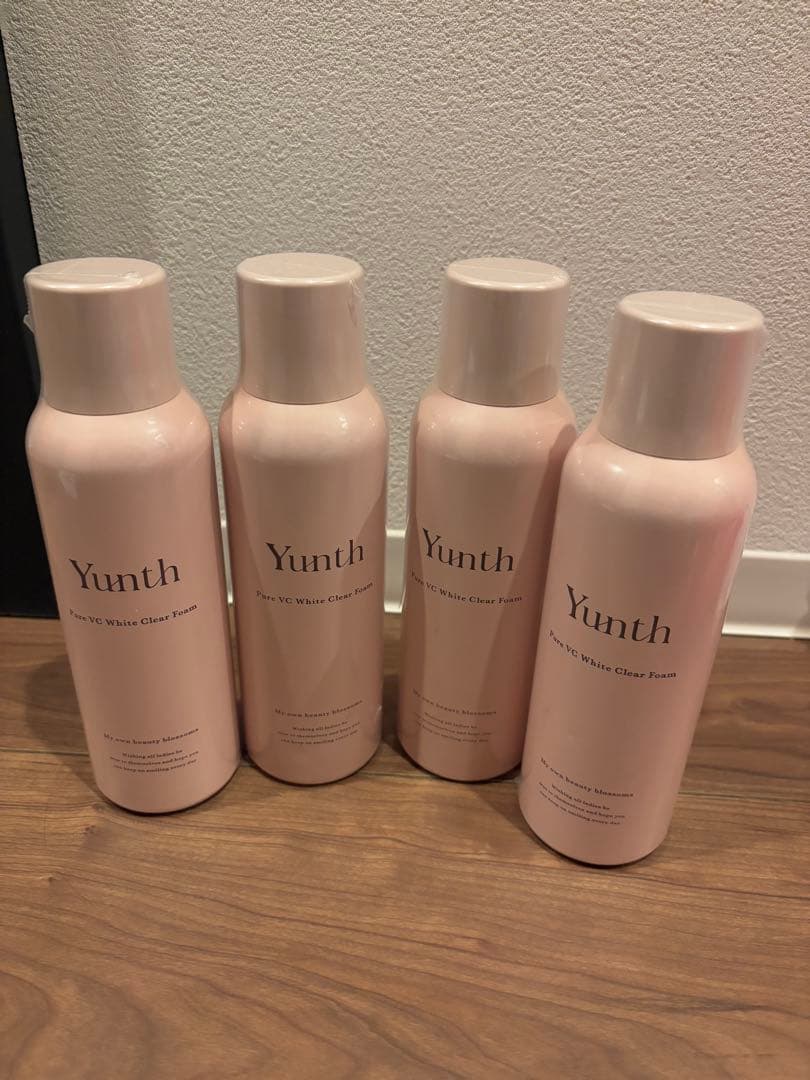 Yunth ホワイトクリアフォーム 120g ×4本