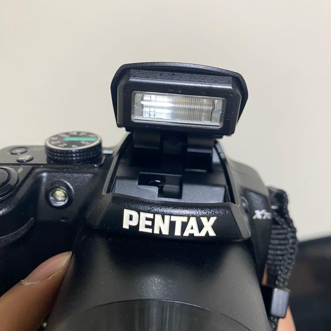 PENTAX X70 ネオ一眼デジカメ 24倍ズーム 付属品多数 動作品