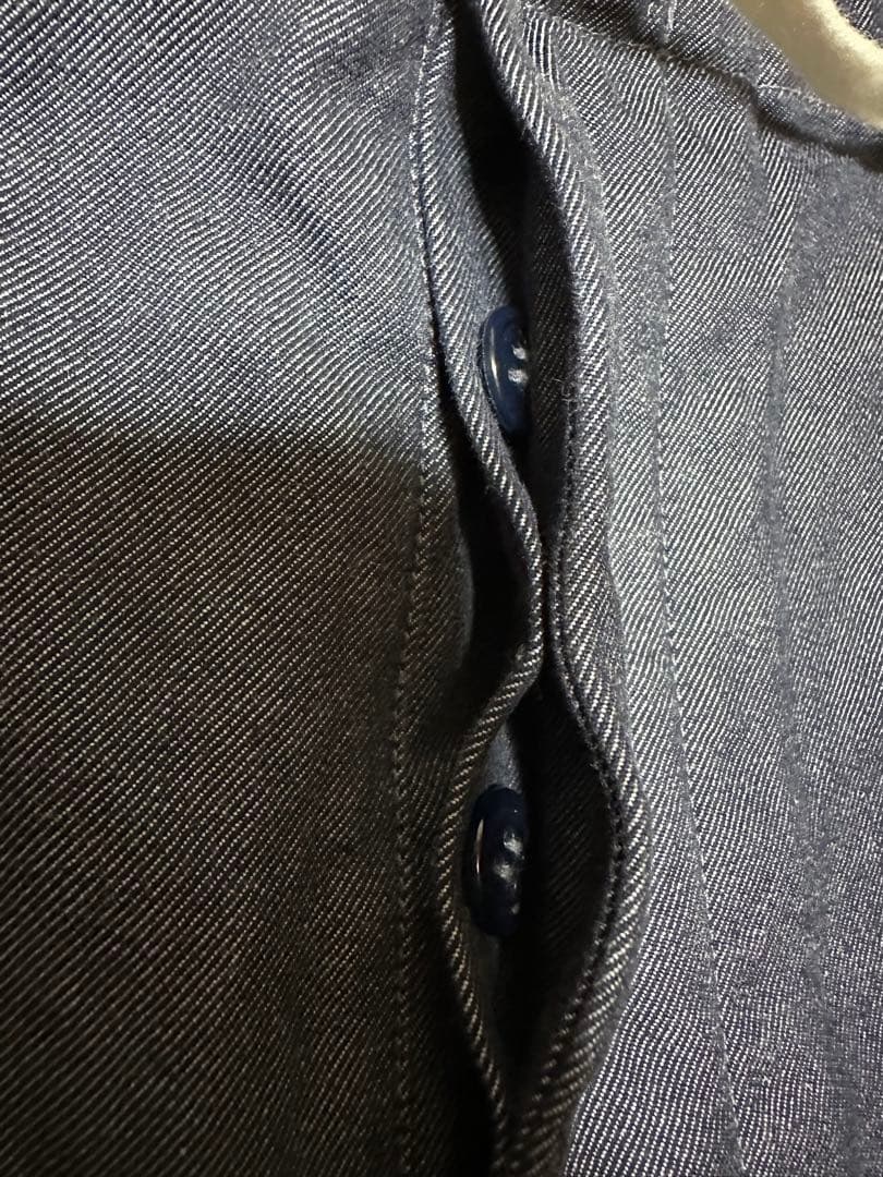 COMOLI コットンツイルローストリングパンツ ワイドテーパード サイズ2