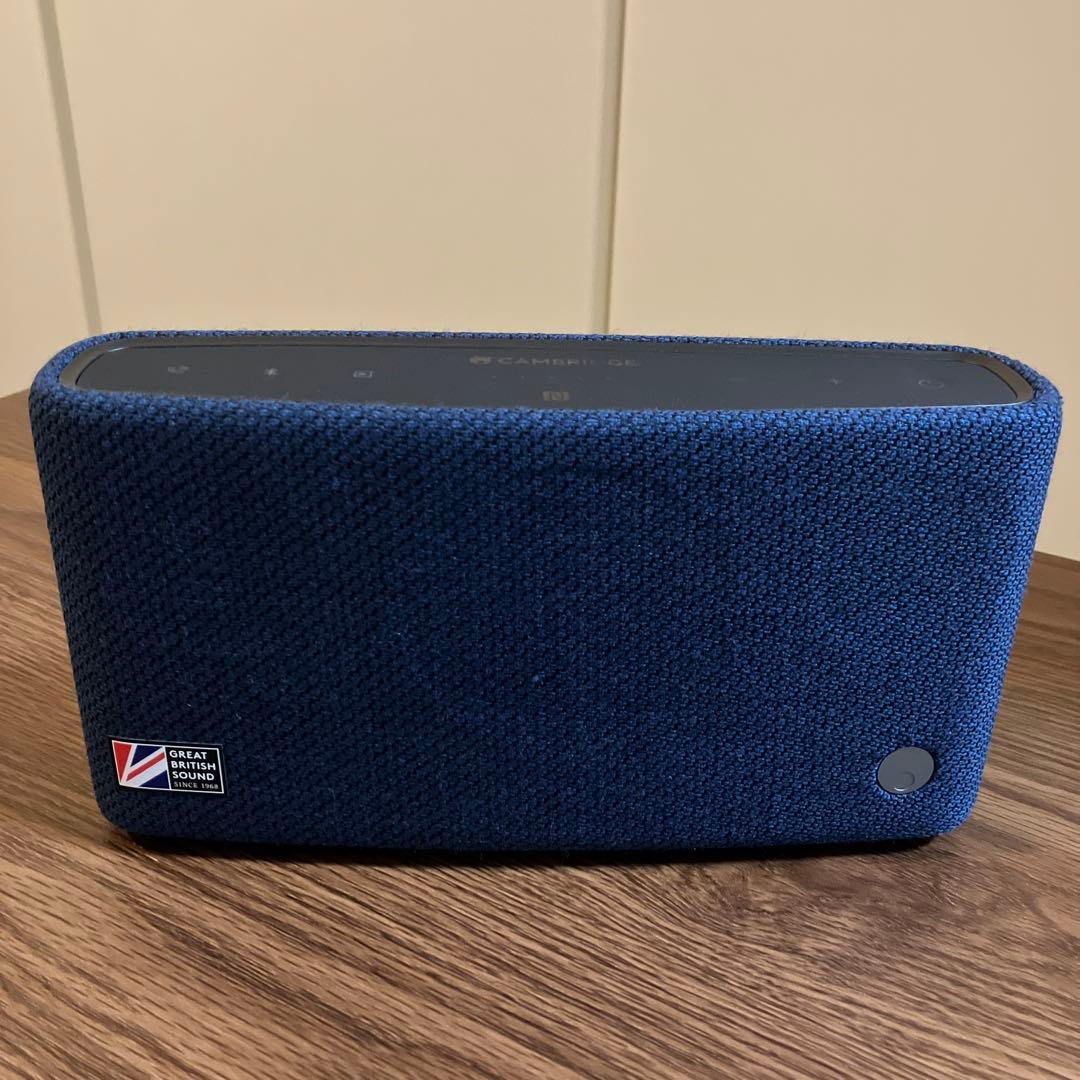 CAMBRIDGE AUDIO ポータブルBluetoothスピーカー 青　美品