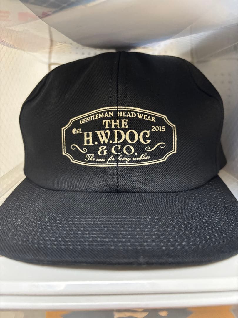 H.W.DOG & CO. ブラックキャップ