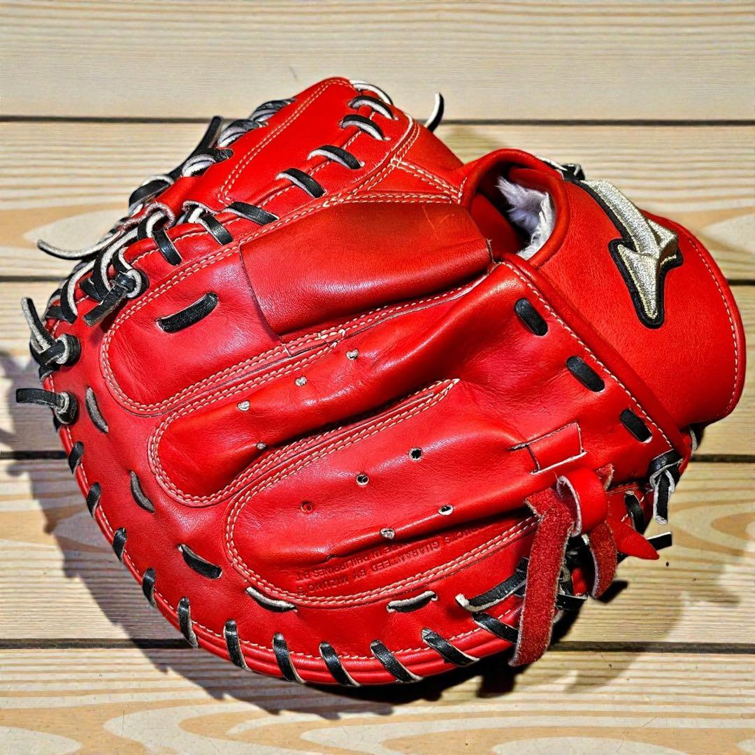 美品✨即戦力❣️ミズノ Global Elite 號 キャッチャーミット M-R型