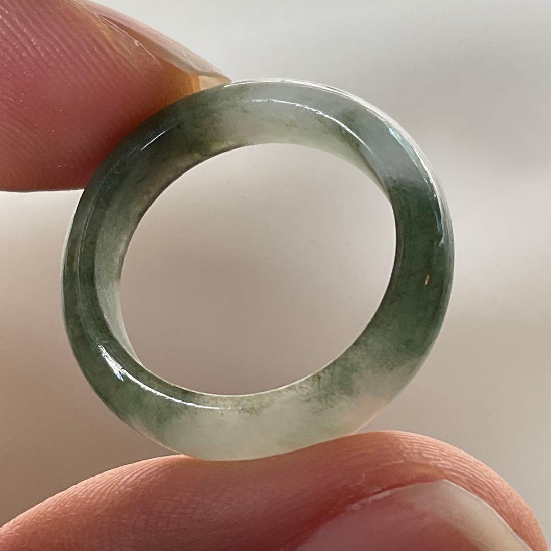 ミャンマー産 翡翠バングル 天然翡翠　57.2mm 翡翠