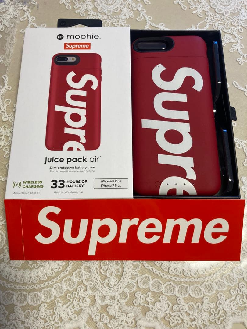 美品シュプリーム mophieコラボケース iPhone7.8plus