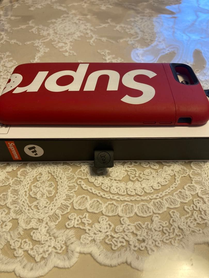 美品シュプリーム mophieコラボケース iPhone7.8plus