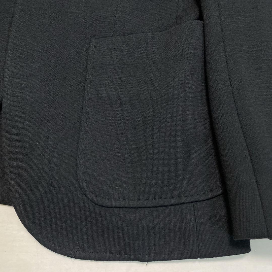 美品　ポロラルフローレン　レディース　ロゴクレストニットブレザー　ＸＳ　黒銀