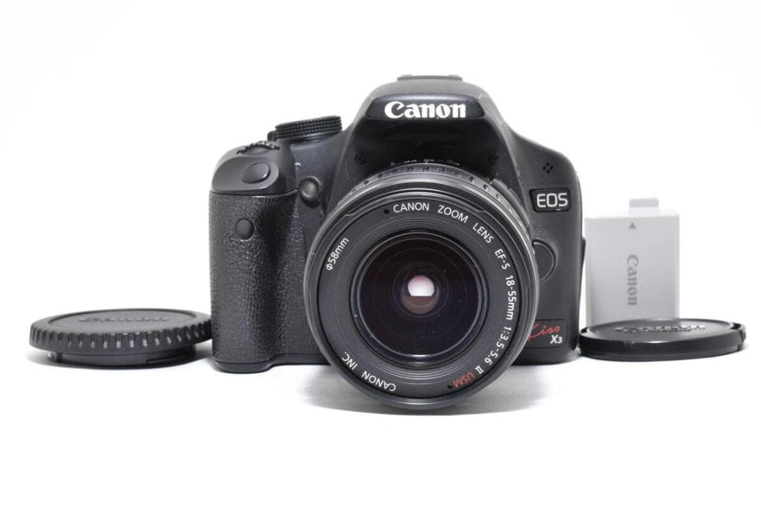 ショット数:12016回 Canon Kiss X3 レンズセット #1101