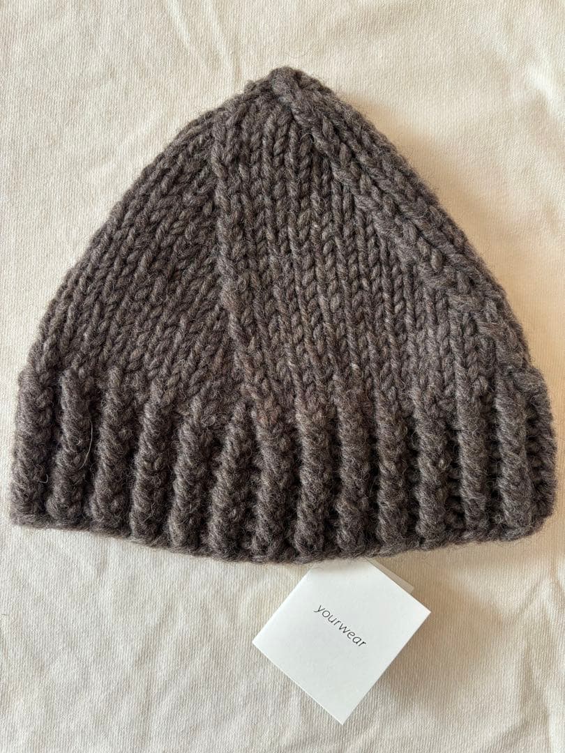最終価格 yourwear ユアウェア ロービングウールニットキャップ ニット帽