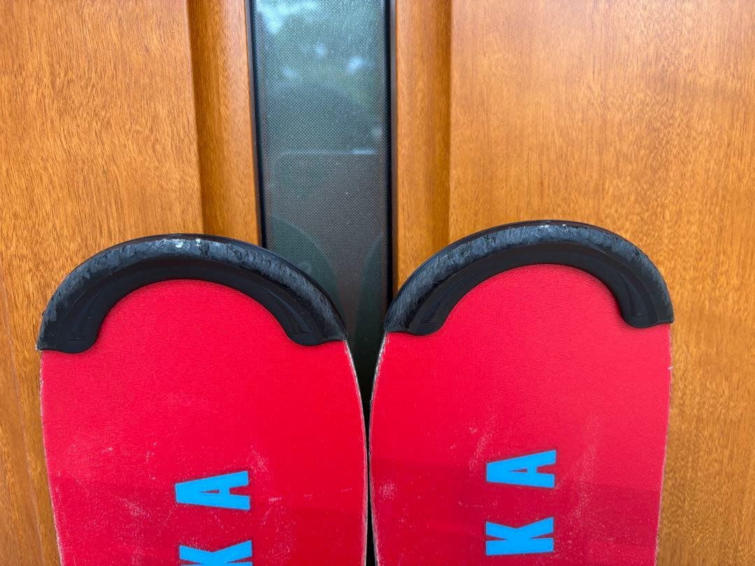 オガサカTC SU 赤 スキー バインディング付き