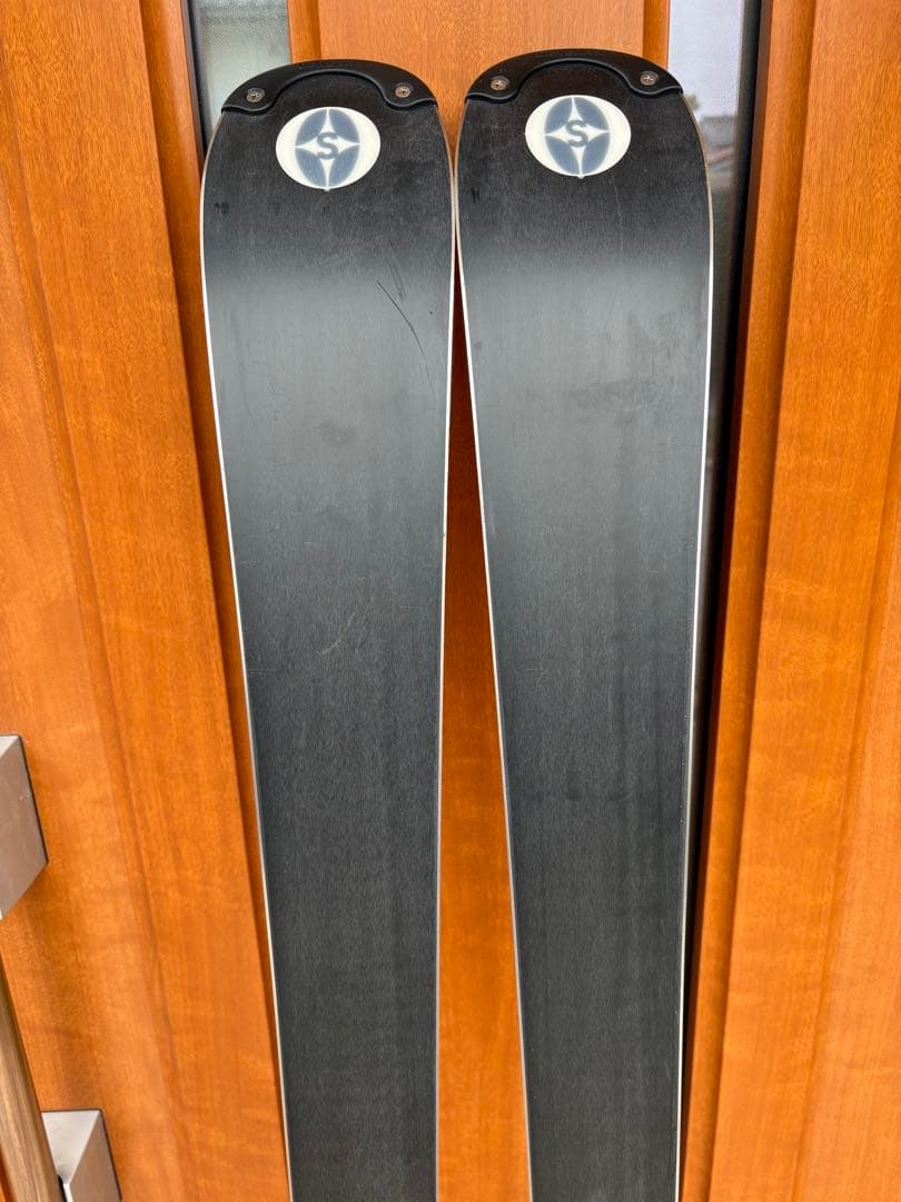 オガサカTC SU 赤 スキー バインディング付き