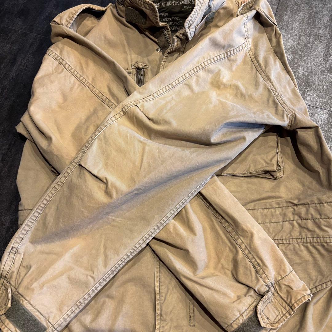 ジャケット・アウター 00s old Stussy M-65 field jacket beige L