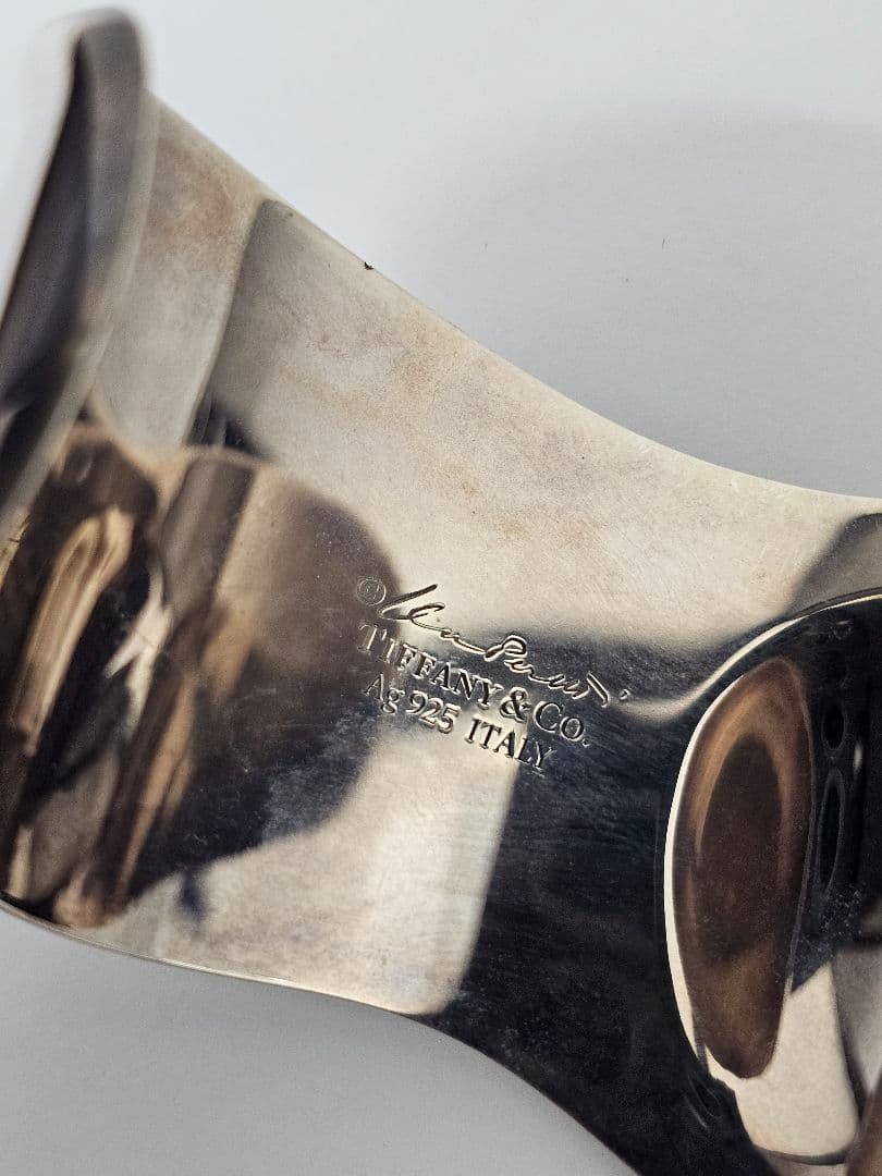 ティファニー エルサ・ペレッティ ボーン カフ バングル SV925