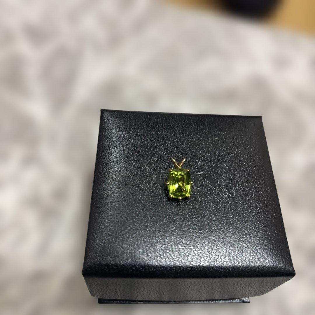 完売　お得！GSTV 18K ペリドットペンダントトップ