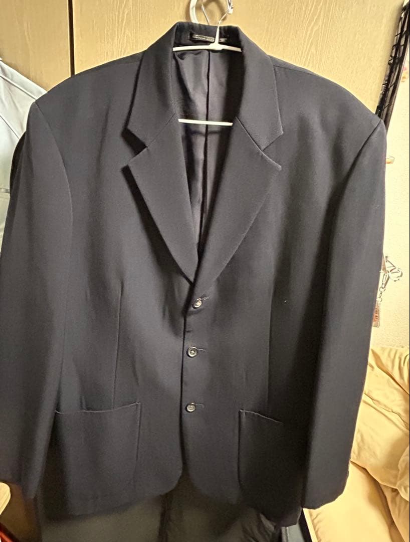 90s yohji yamamoto テーラードジャケット　ウールギャバ