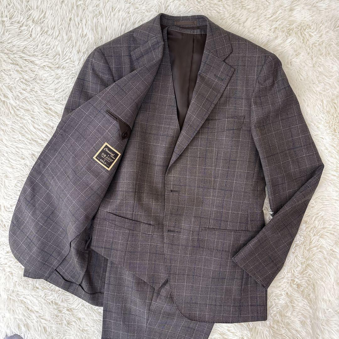 ONLY スーツ スリーピース イタリア生地 DRAGO チェック