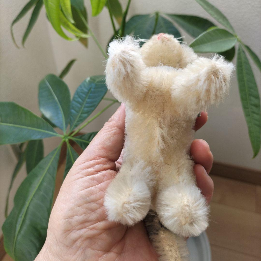ビンテージ　シュタイフ　Tabby キャット　猫