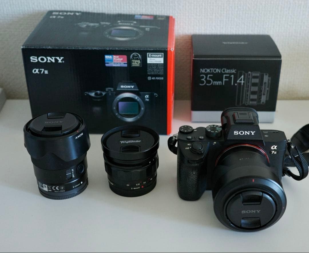 SONY a7 III＋純正35mm/50mm＋NOKTON 35mm F1.4