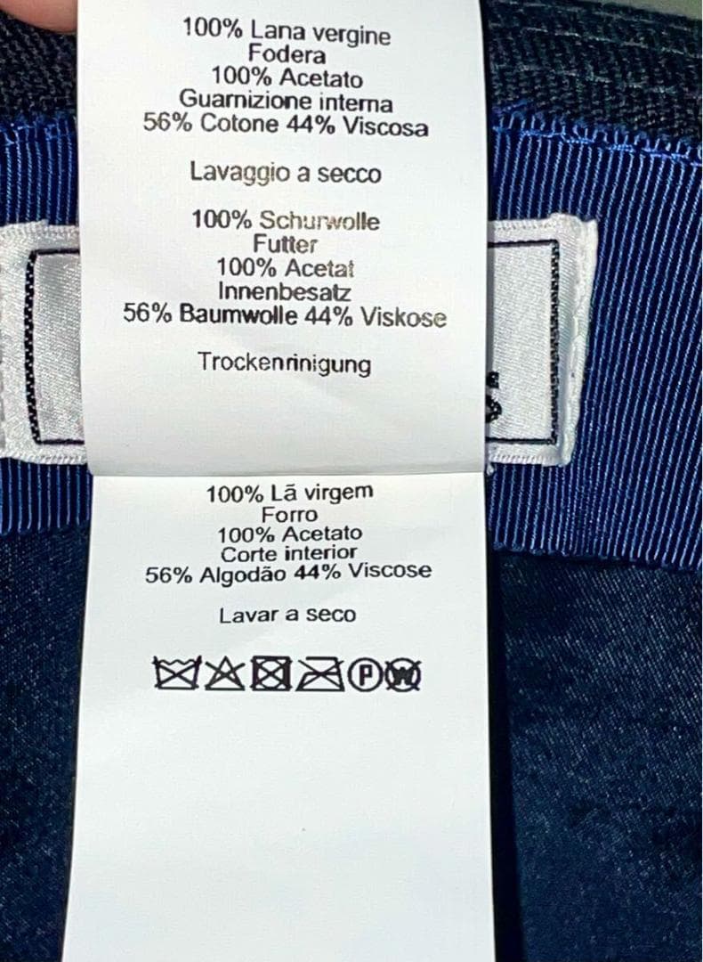 エルメス★高級ウールハット 中折れ 帽子 サイズ61★美品