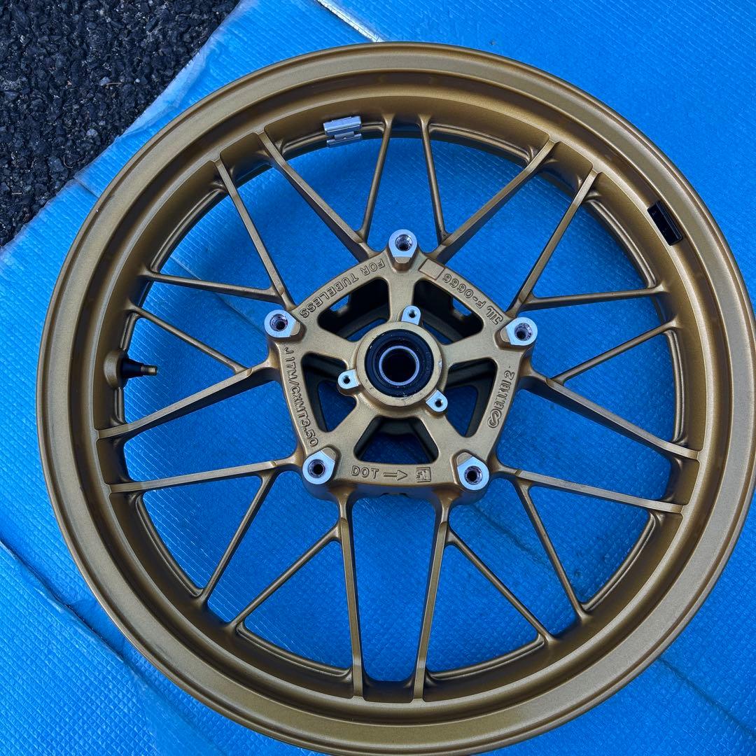 【z900rs用】50th純正ホイール 前後セット