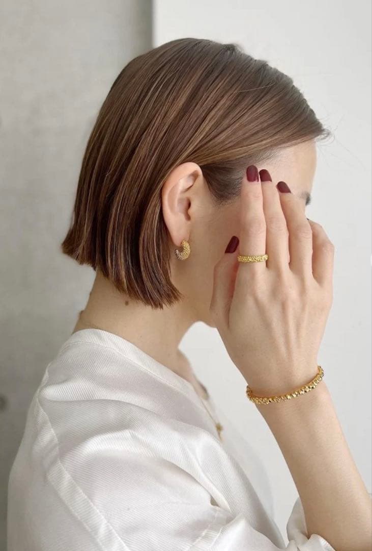 【新品未使用】Chieko+ チエコプラス caviar bangle ゴールド